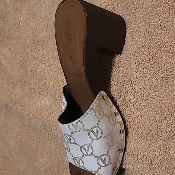 VALENTINO BY MARIO VALENTINOKiki Heeled Slide Sandal SZ 7.5 MARKED EU 38 - Picture 4 of 14